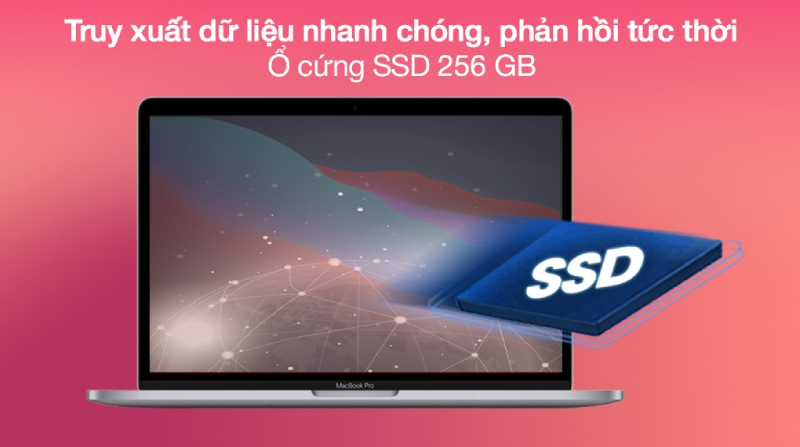 Laptop Macbook truy xuất dữ liệu nhanh ch&oacute;ng